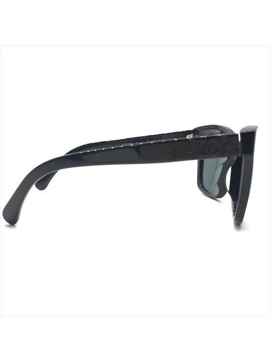 Chanel CC Logo Sunglasses Eyewear Black Case main image 8